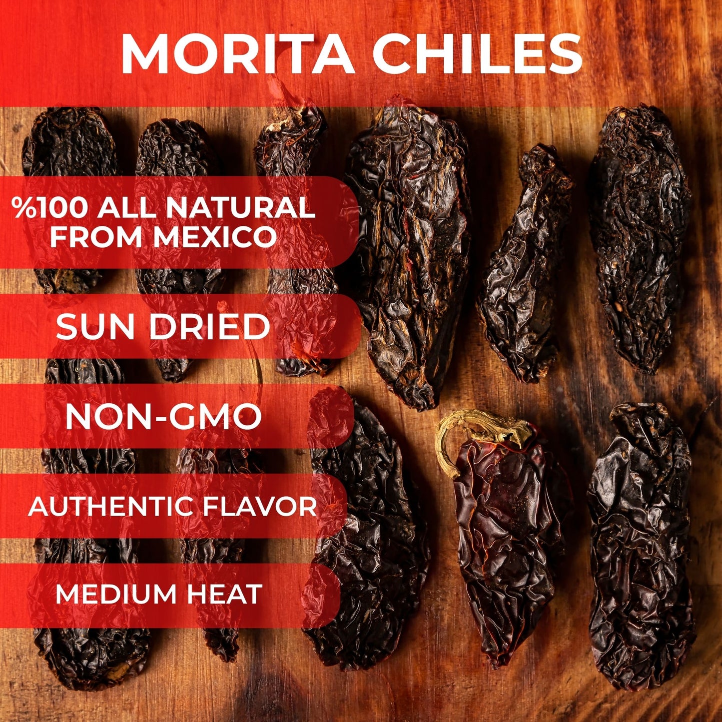 Dried Morita Chiles | Smoky, Spicy Flavor for Salsas, Tacos & Mexican Recipes