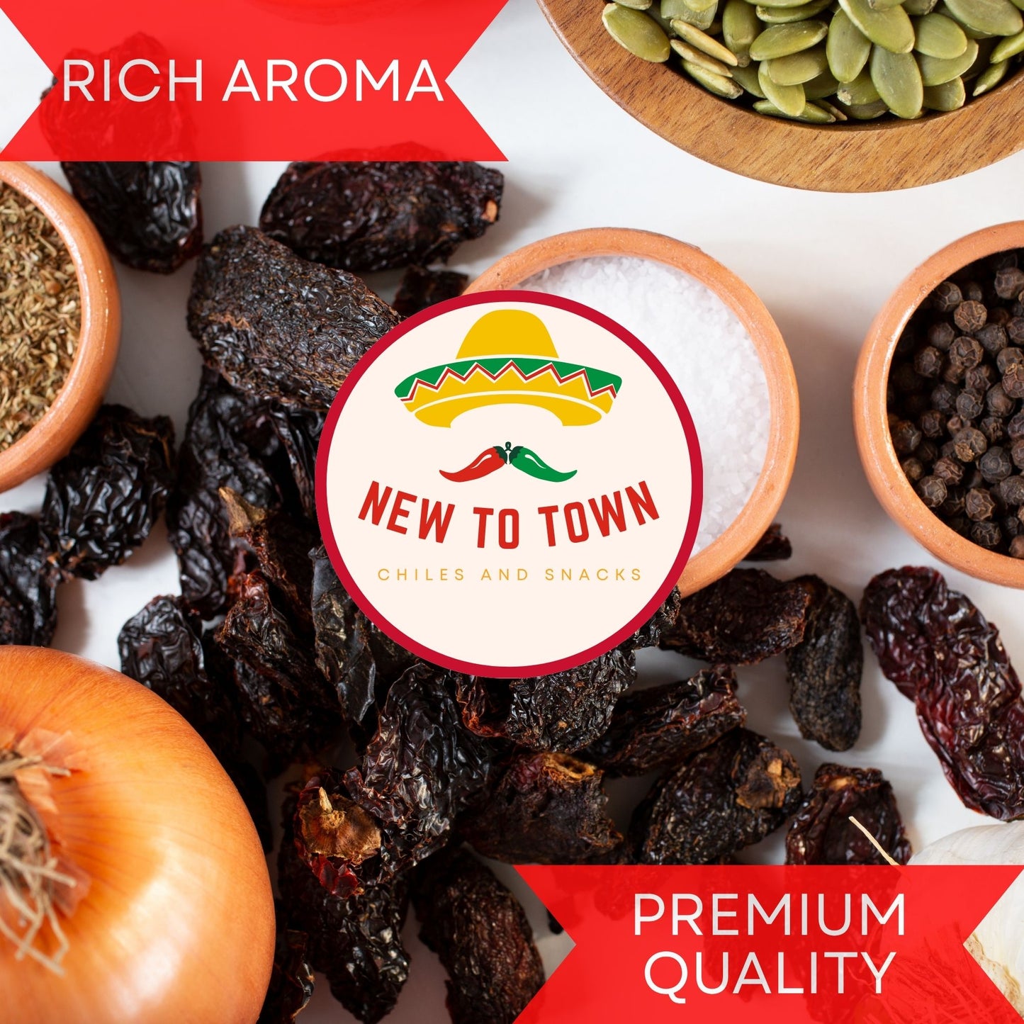 Dried Morita Chiles | Smoky, Spicy Flavor for Salsas, Tacos & Mexican Recipes