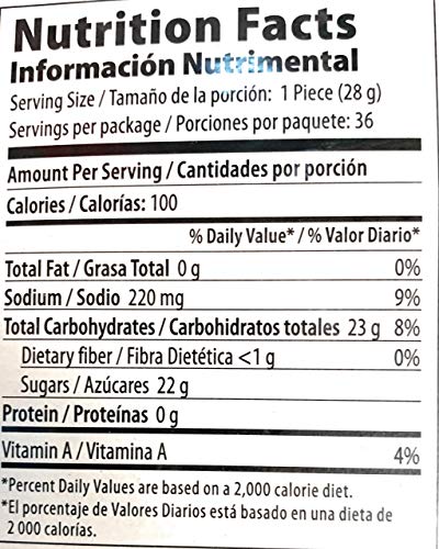 Tamarind Candy Flavor Pelon Pelo Rico, Dulce De Tamarindo, 1 oz. (36 Pack)