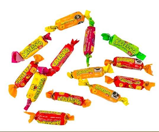 De La Rosa Aciduladito con Chile, Sweet & Sour Chewy Candy with Chili 100 pieces