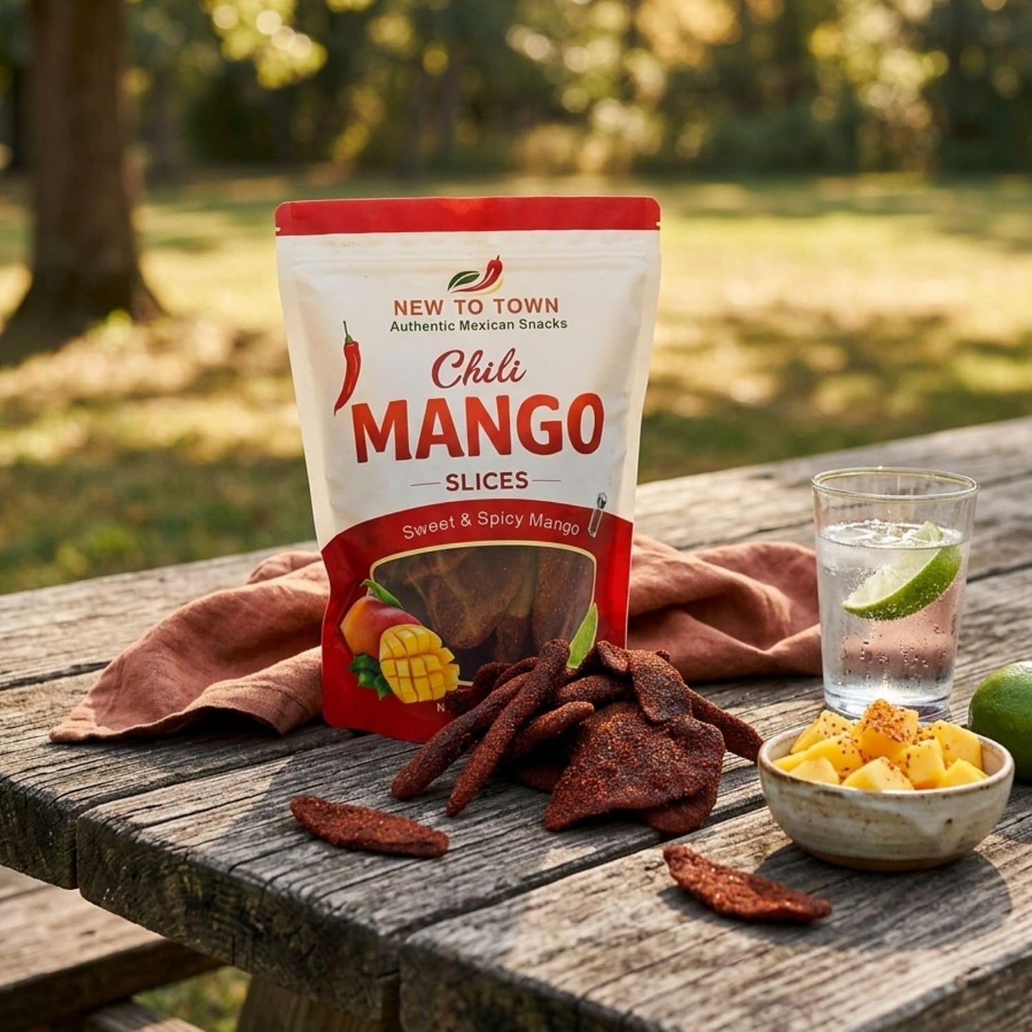 Dried Mango Chili Slices – Sweet, Tangy & Spicy – Authentic Mexican Style Dry Fruit – Fresh & Natural Snack