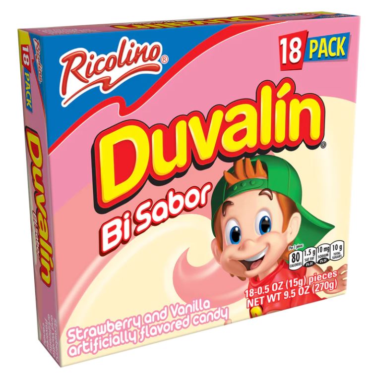 Duvalin Fresa Strawberry and Vanilla - 18 Count