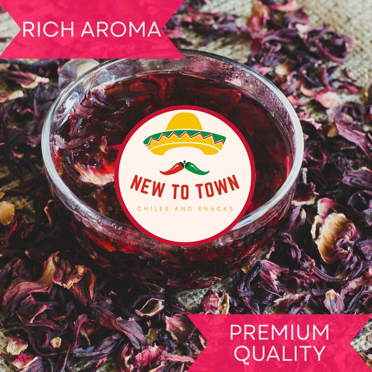 Dried Hibiscus Flowers (Flor de Jamaica) | Tart & Refreshing for Tea, Aguas Frescas & Recipes