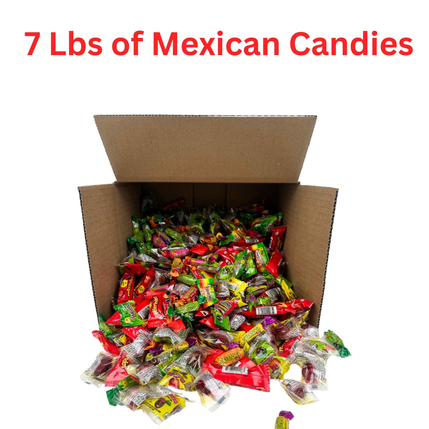 7 LBS Ultimate Mexican Candy Variety Pack – Over 430 Pieces of Spicy, Sweet & Sour Favorites
