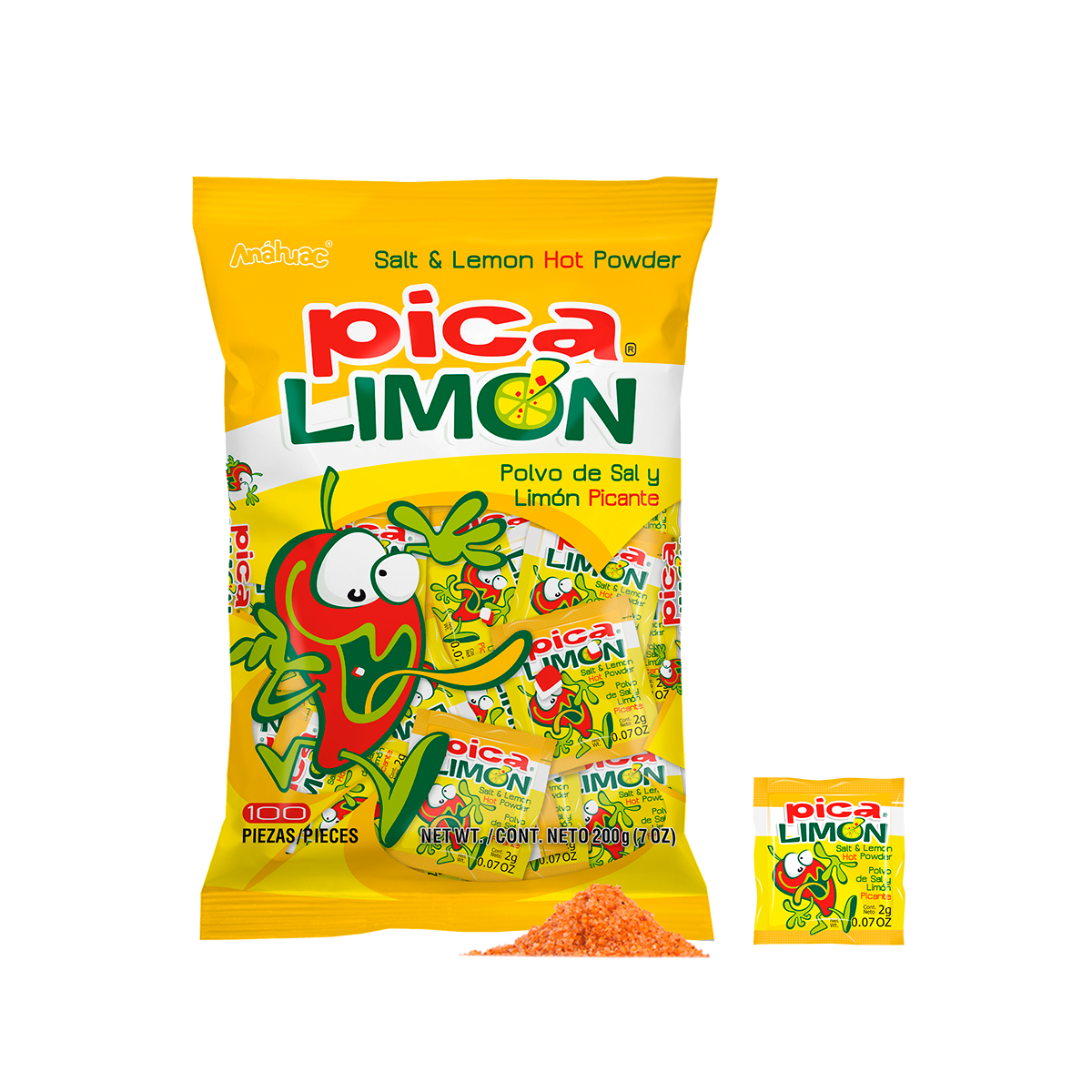 Anahuac Pica Limon - 100 Pcs