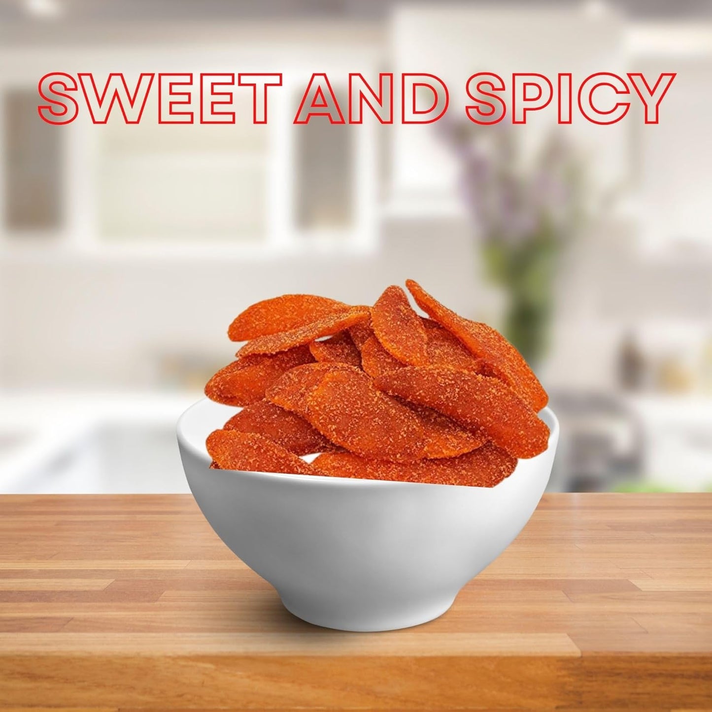 Chamoy Mango Slices – Spicy & Tangy Dried Fruit Snack – Authentic Mexican Treat – Natural Dried Mango with Chamoy Flavor