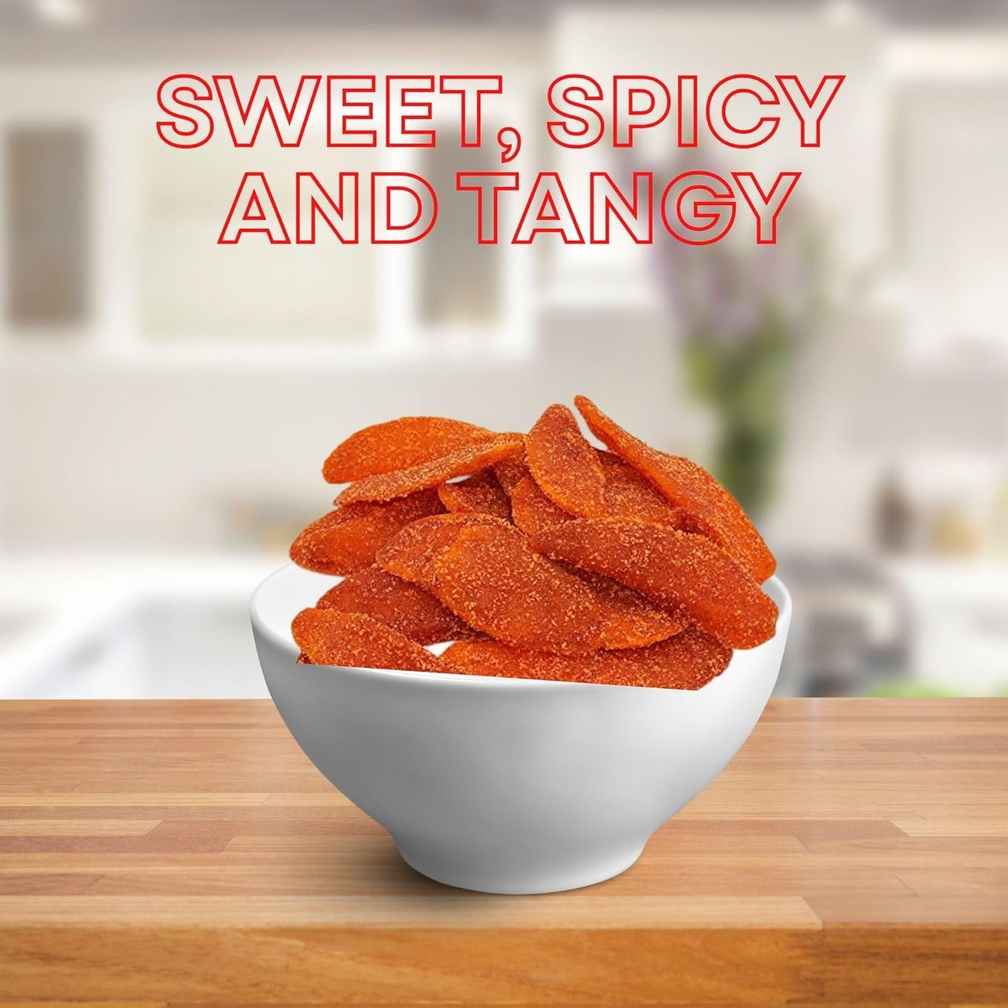 Dried Mango Chili Slices – Sweet, Tangy & Spicy – Authentic Mexican Style Dry Fruit – Fresh & Natural Snack