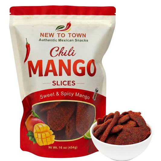 Dried Mango Chili Slices – Sweet, Tangy & Spicy – Authentic Mexican Style Dry Fruit – Fresh & Natural Snack