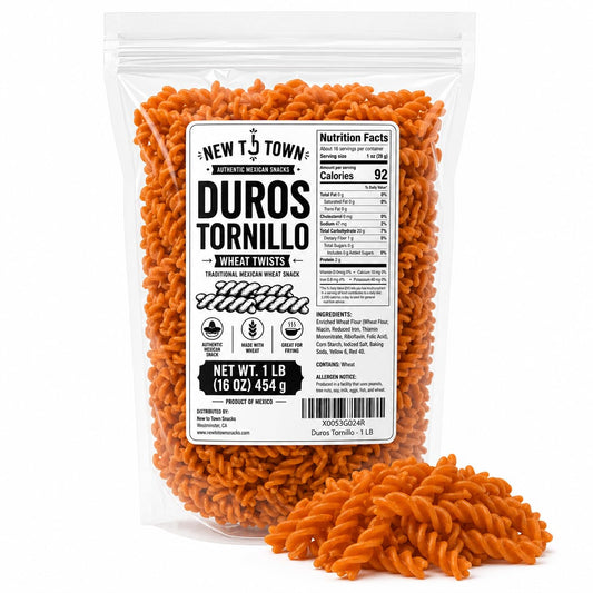 Duros Twists | Authentic Mexican Wheat Snacks for Frying & Crunchy Street-Style Treats