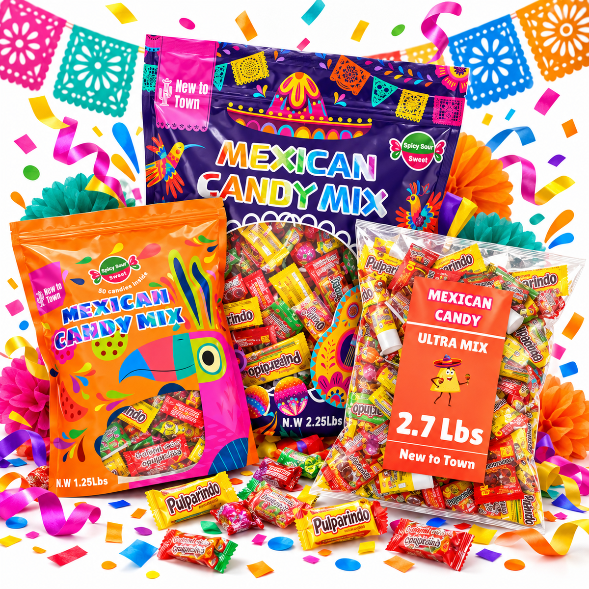 Small Party Bundle (5–10 People) – Mexican Candy Variety Pack Set