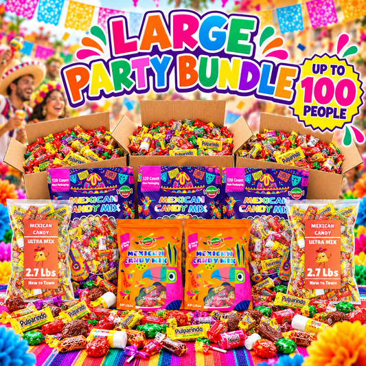 Large Party Bundle (Up to 100 People) – Bulk Mexican Candy Set