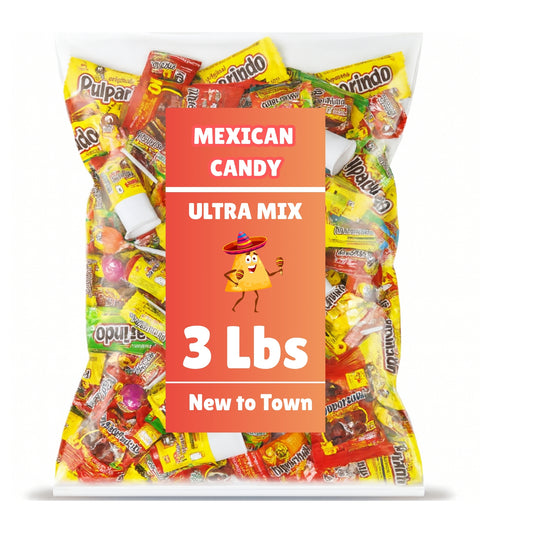3 LBS Mexican Candy Pulparindo Mix – Spicy, Sweet & Sour Tamarind Candy Fiesta