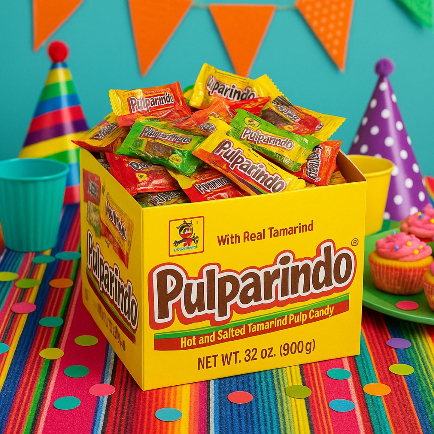 3 LBS Mexican Candy Pulparindo Mix – Spicy, Sweet & Sour Tamarind Candy Fiesta