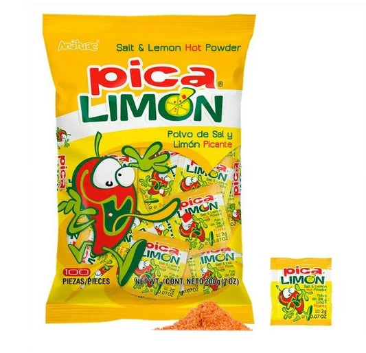 Pica Limon Candy, 7-ounce (100 Pieces)